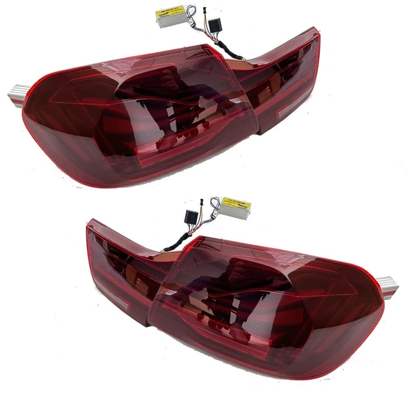 AUTOGP Bmw f32 f33 f36 cs look stop lambası seti kırmızı - 2