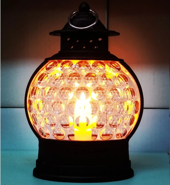 PİLLİ IŞIKLI SİYAH RAMAZAN FENERİ GÜN IŞIĞI LED IŞIKLI FENER SİYAH GEMİCİ FENERİ RAMAZAN IŞIKLARI ürün görseli