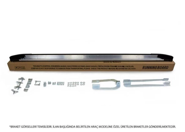 OMSA Volkswagen Volt Lt Dot Line Yan Basamak Siyah Uzun Şase 1998-2006 Arası - 3