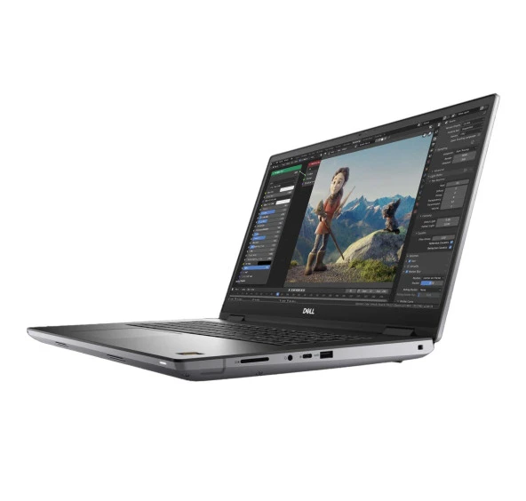Dell Precision M7780 XCTOP7780EMEA_VP1A5 i7-13850HX 32GB 1TBSSD+1TBSSD RTX3500 17.3" FullHD W11P Taşınabilir İş İstasyonu - Resim 3