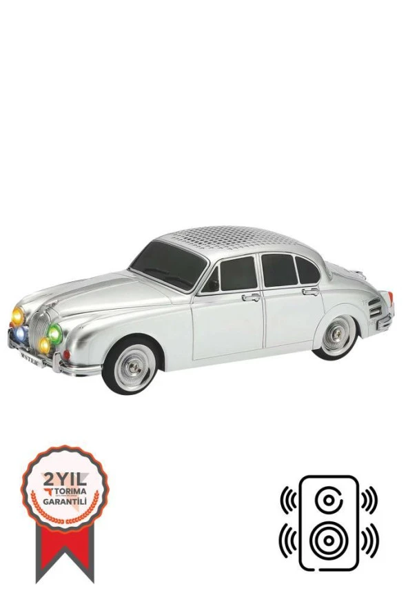 Torima WS-596 Taşınabilir Kablosuz Bluetooth Hoparlör Gümüş