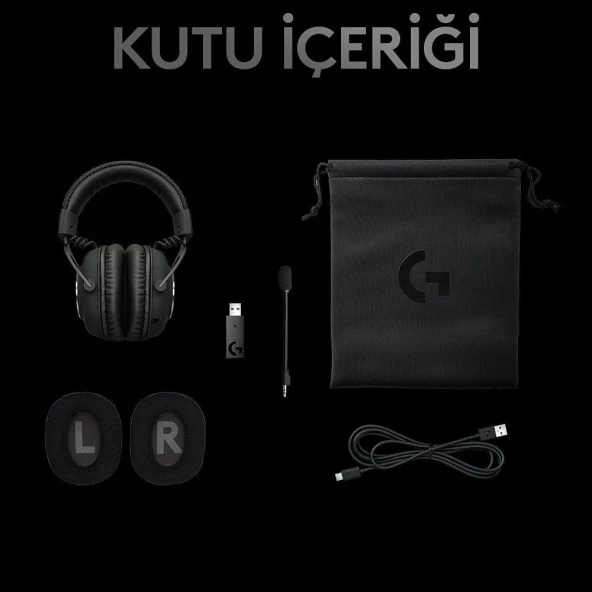 Logitech G Pro X 7.1 981-000818 Kablolu Mikrofonlu Kulak Üstü Oyuncu Kulaklığı Outlet - 6