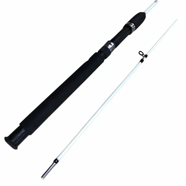Powerex Crocodile 165cm. 120-250 gr. Parçalı Dolgu Beyaz Tekne Kamışı - 5