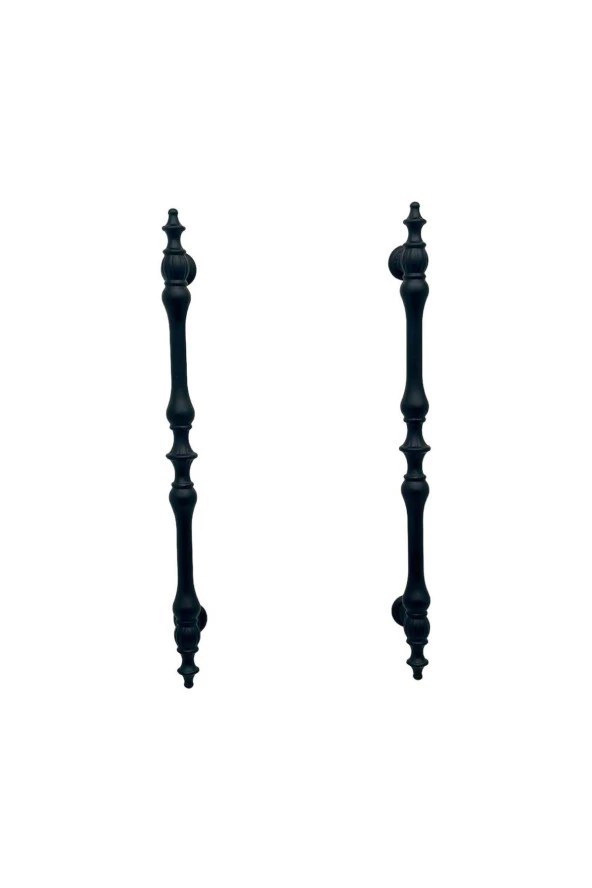 Şehzade Mat Siyah Mobilya Dolap Mutfak Çekmece Kulpu 224 Mm ( 2.24cm ) 2 Adet