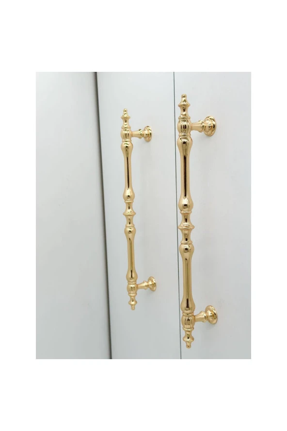 Şehzade Altın Mobilya Dolap Mutfak Çekmece Kulpu 128 Mm ( 12.8 Cm ) 5 Adet - 2