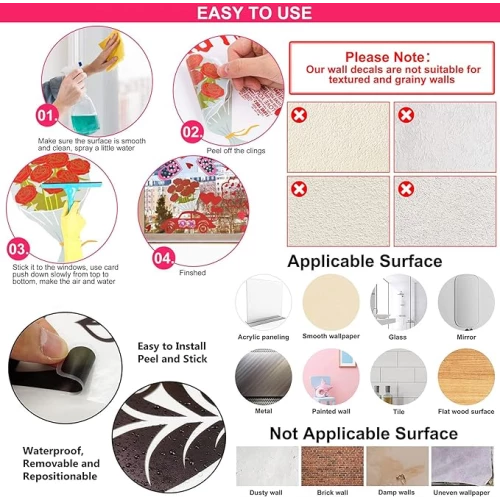 Periboia Tropikal Bitkiler Duvar Stickerı Model A - 2