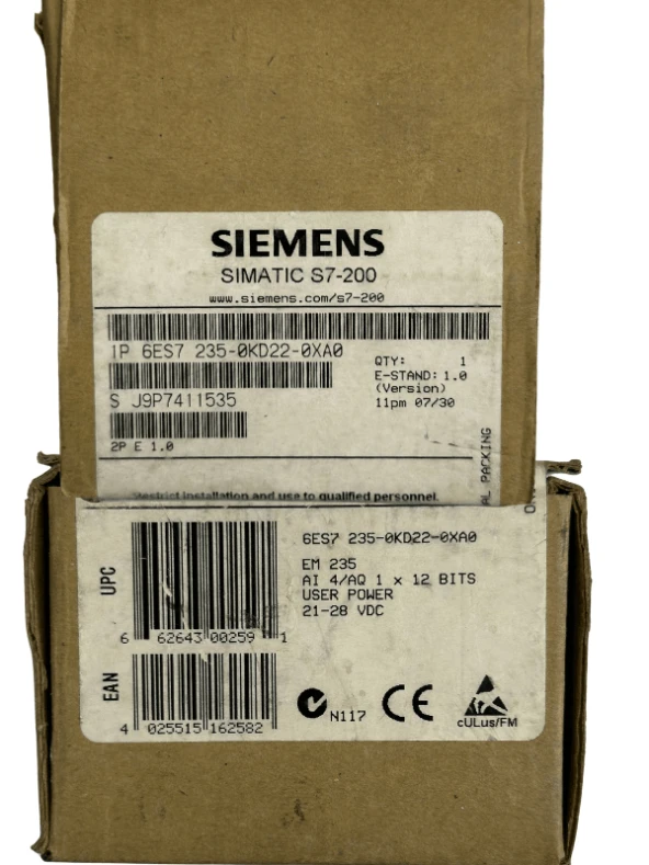 Siemens Simatic S7-200 Analog  Giriş Çıkış Modülü EM 235 - 2