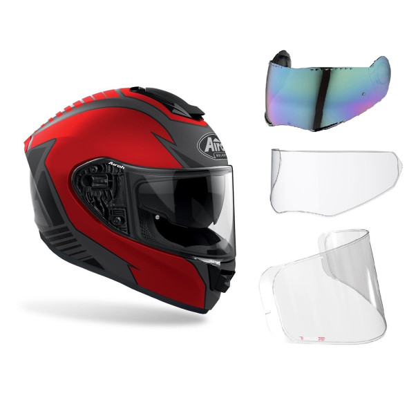 Airoh ST 501 Tipi Tam Yüz Kask XL (61-62)  3 Adet Vizör - 7