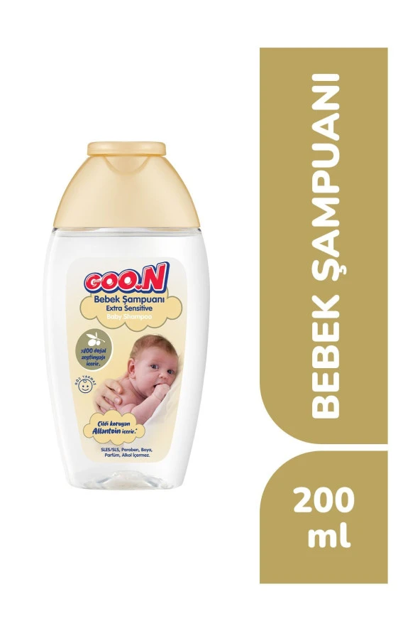 GOO.N Ekstra Hassas Bebek Saç Ve Vücut Şampuanı - 200 Ml