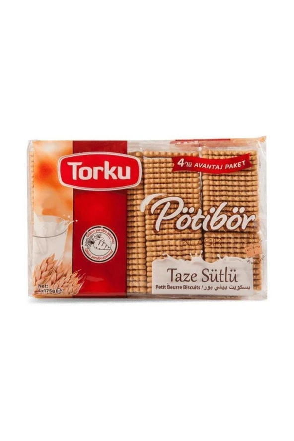 TORKU Pötibör Bisküvi 175 Gr 4'Lü