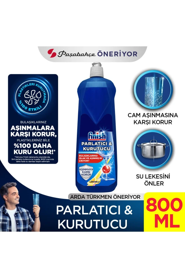 FİNİSH Limonlu Bulaşık Makinesi Parlatıcı & Kurutucu 800 Ml