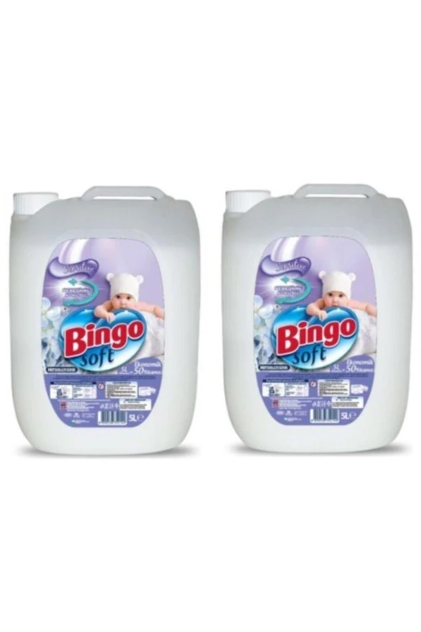 BİNGO Soft Yumuşatıcı Sensitive 5 Lt X 2 Adet