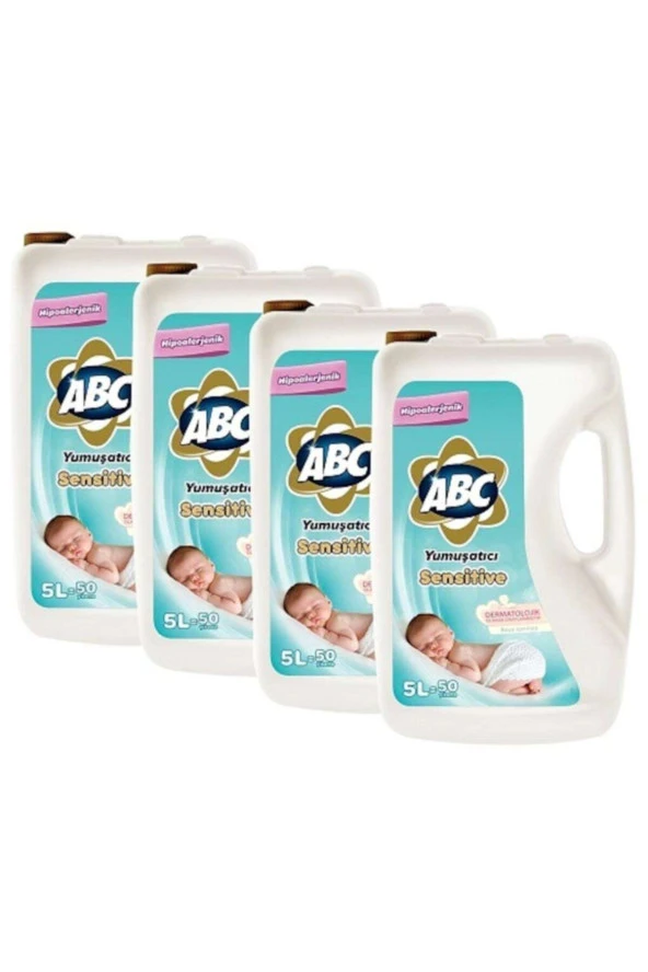 ABC Çamaşır Yumuşatıcısı Sensitive 4 X 5 L ürün görseli