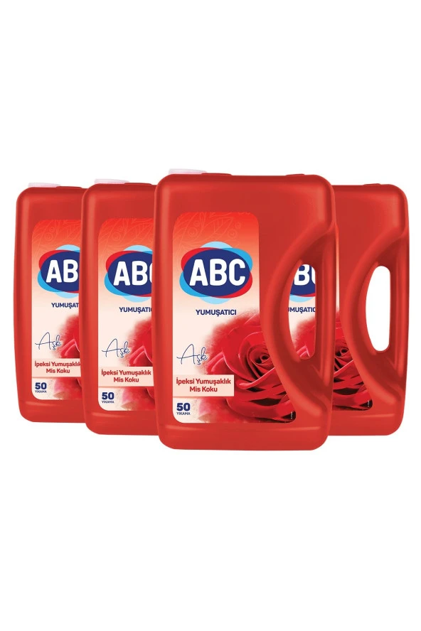 ABC Yumuşatıcı Aşk 5 Lt - 4'Lü Set - Resim 2
