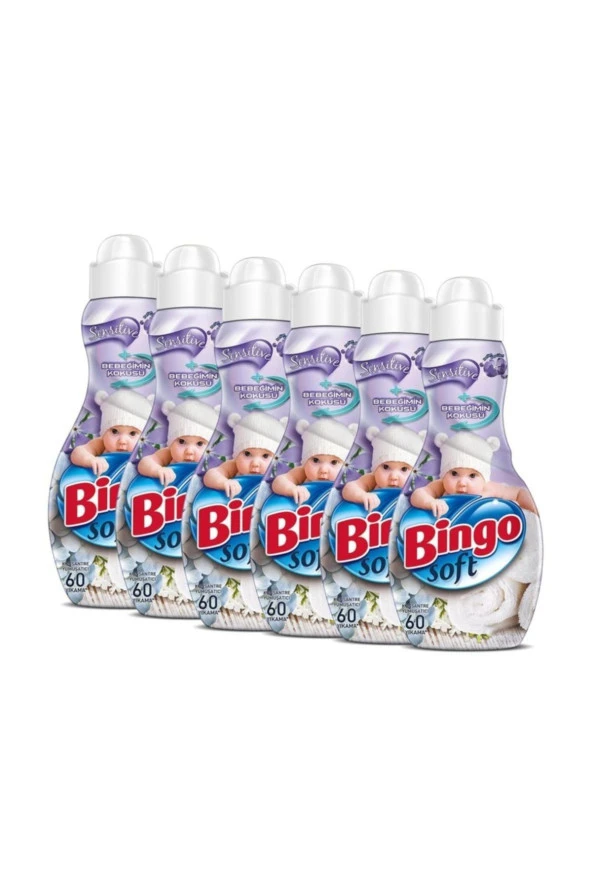 BİNGO Soft Konsantre Yumuşatıcı Sensıtıve 6 Adet 1440 Ml ürün görseli