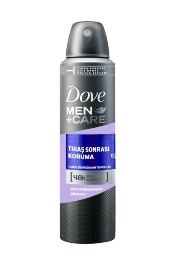 DOVE MEN Care Tıraş Sonrası Koruma Sağlayan Terleme Karşıtı Deodorant Sprey 150 Ml