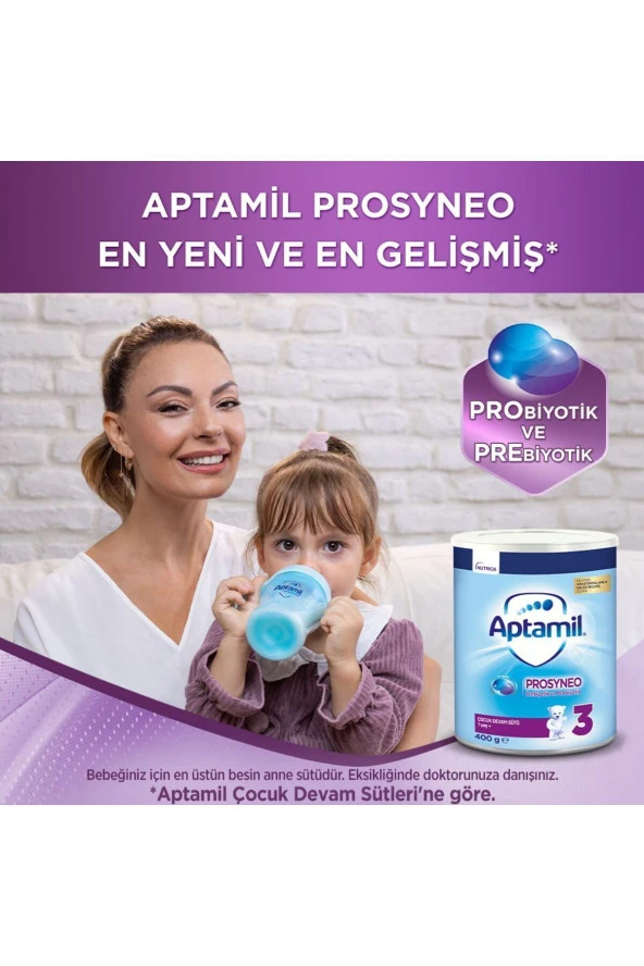 APTAMİL 3 Çocuk Devam Sütü Prosyneo 1 Yaş 400 Gr - 2