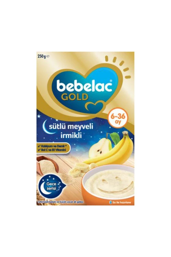 BEBELAC Gold Sütlü Meyveli İrmikli Kaşık Maması 250Gr