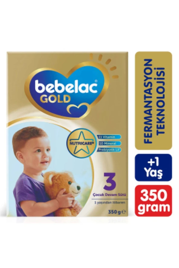 BEBELAC Gold 3 Çocuk Devam Sütü 350 G 1 Yaş+