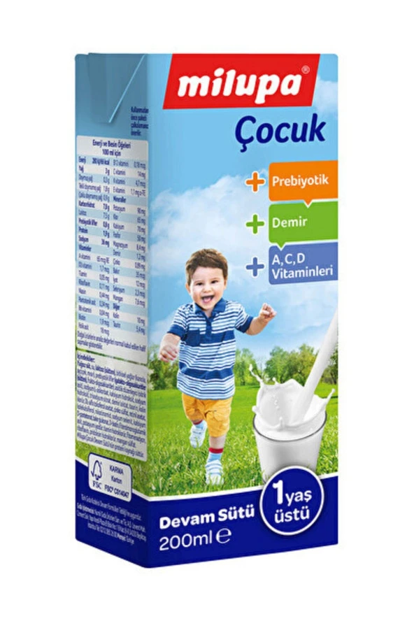 MİLUPA Çocuk Devam Sütü 200 Ml