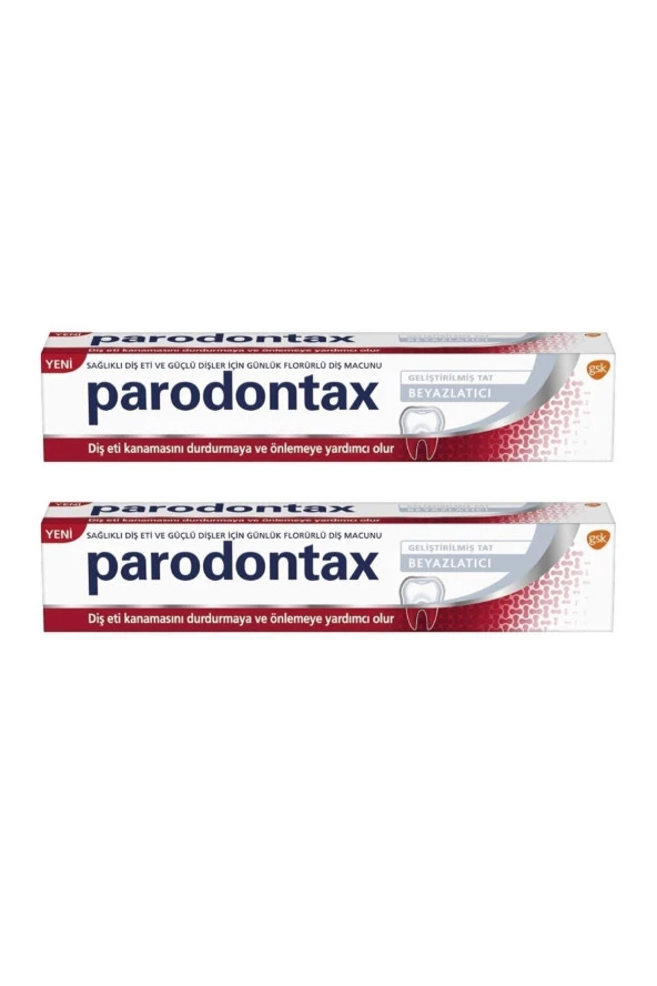 PARODONTAX Beyazlatıcı Diş Macunu 75 Ml 1+1