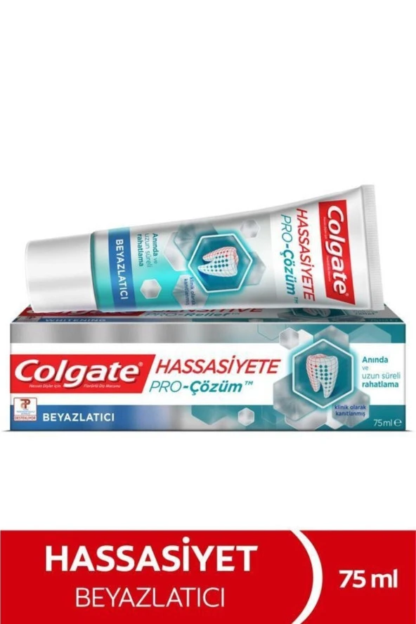 COLGATE Hassasiyete Pro Çözüm Beyazlatıcı Sensitive Sensitive Pro Relief Diş Macunu 75 Ml