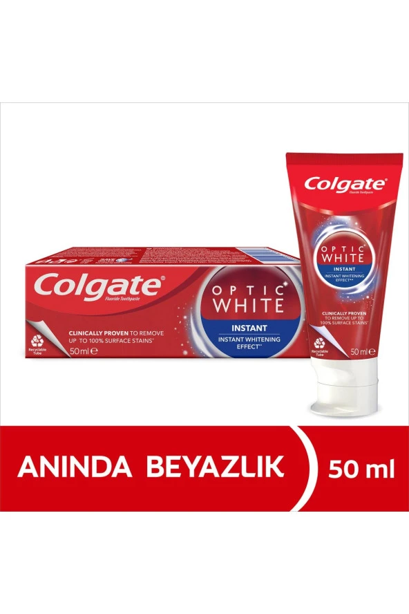 COLGATE Optic White Anında Beyazlık Diş Macunu 50 Ml