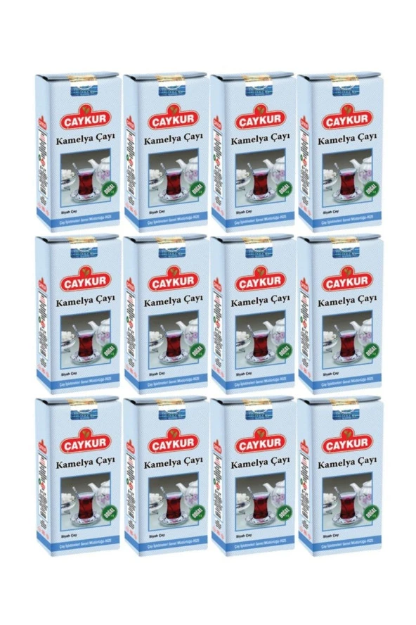 ÇAYKUR Kamelya Çay 1000 Gr X 12 Paket = 12 Kg Dökme Çay