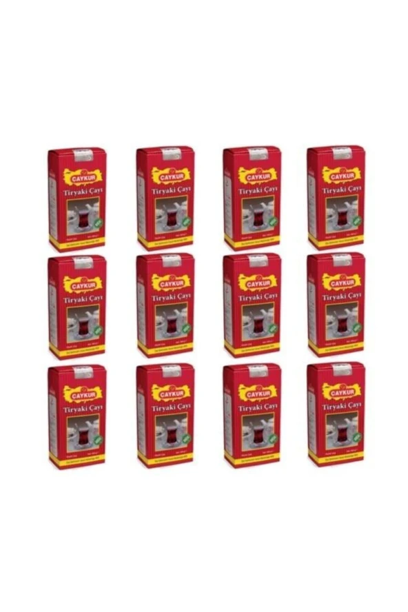 ÇAYKUR Tiryaki Çay 500 Gr 12'Li Paket ürün görseli