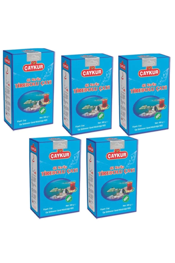 ÇAYKUR 42 No Lu Tirebolu Siyah Dökme Çay 5 X 500 Gr ürün görseli