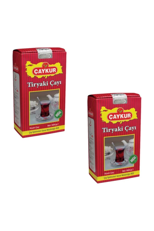 ÇAYKUR Tiryaki Çayı 1000 Gr X 2 Adet = 2 Kg ürün görseli