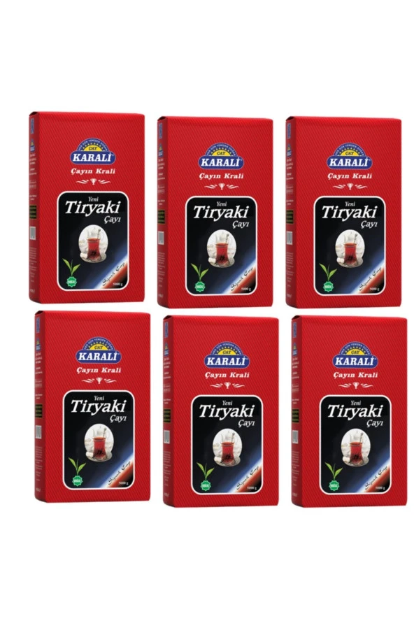 KARALİ Tiryaki Siyah Dökme Çay 6 Kg