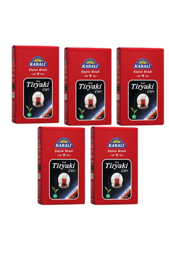 KARALİ Tiryaki Siyah Dökme Çay 5 Kg