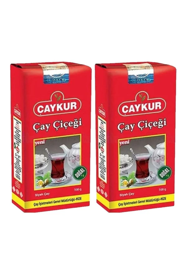 ÇAYKUR Çay Çiçeği 500 Gr X 2 Adet = 1 Kg Dökme Çay