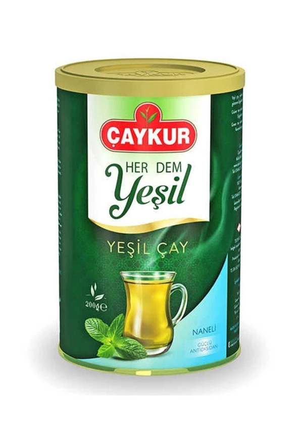 ÇAYKUR Her Dem Yaprak Yeşil Çay Naneli 200 Gr