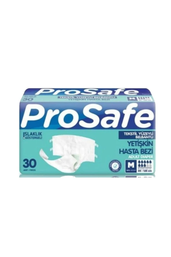 PROSAFE 4'Lü  Hasta Bezi Belbantlı Medium 30'Lu