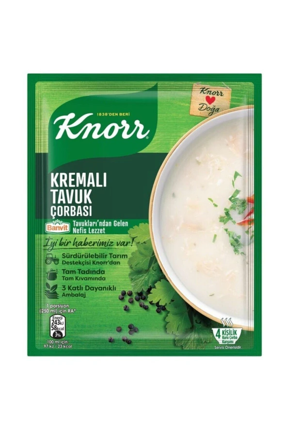 KNORR Kremalı Tavuk Çorbası 65 Gr ürün görseli