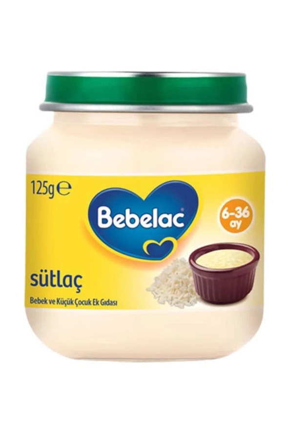 BEBELAC Sütlaç Kavanoz Maması 125 Gr