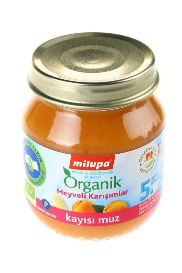 MİLUPA Organik Kayısı Muz 125 Gr - Resim 2