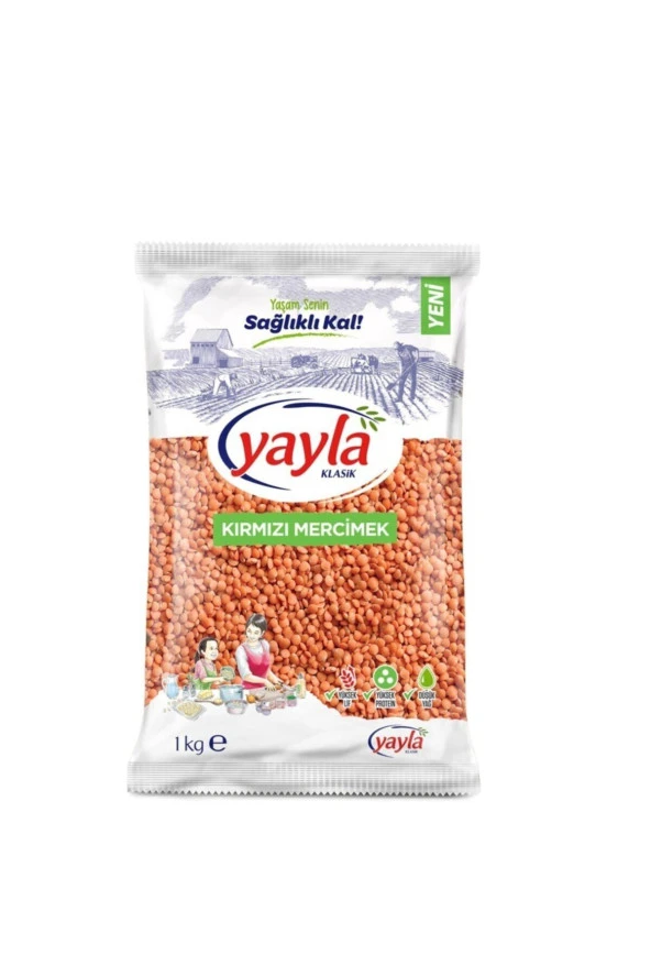 YAYLA Kırmızı Mercimek 1000 Gr ürün görseli