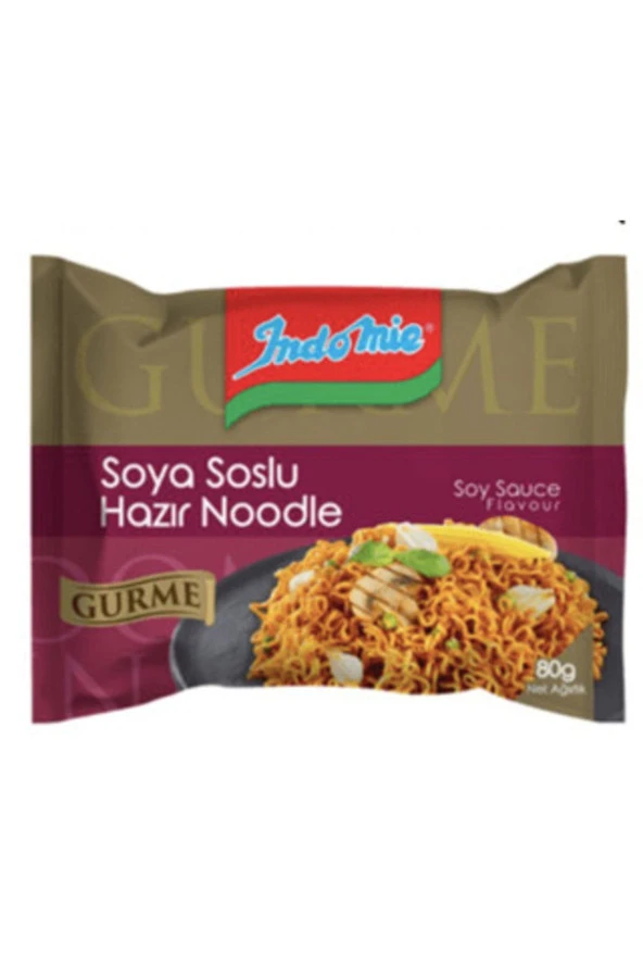 İNDOMİE Hazır Noodle Gurme Soya Soslu 80 Gr ürün görseli