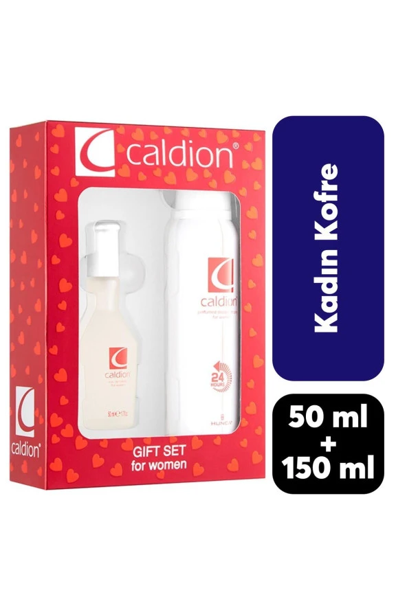 CALDİON Kofre Kadın Parfüm 50 Ml Deodorant 150 Ml ürün görseli
