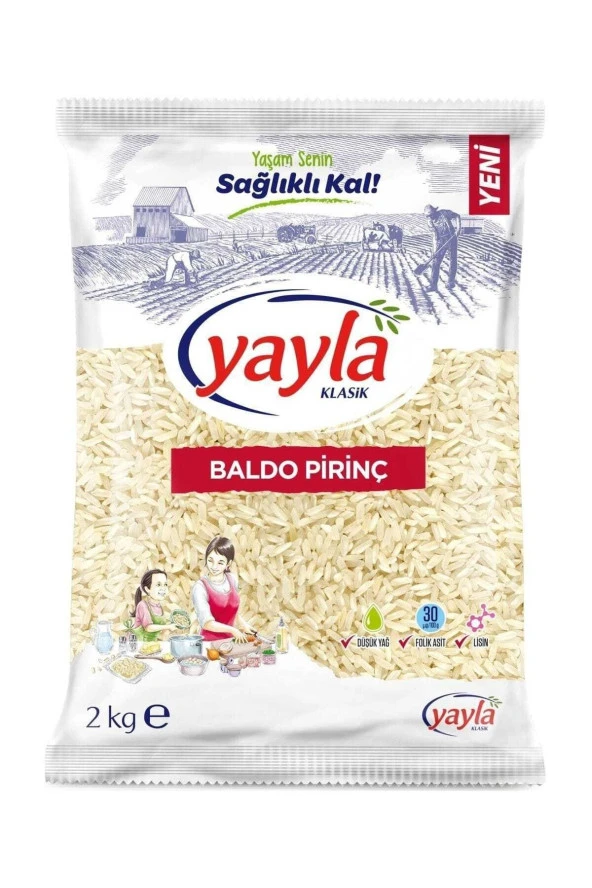 YAYLA Gönen Baldo Pirinç 2 Kg