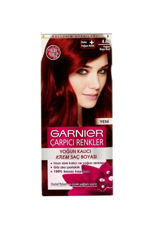 GARNİER Çarpıcı Renkler Saç Boyası 4.6 Yoğun Koyu Kızıl - 2