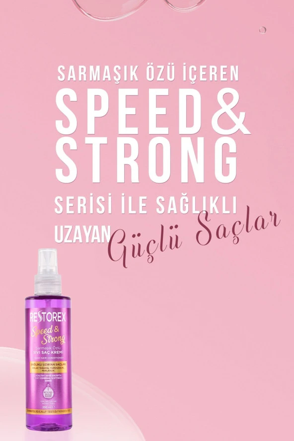 RESTOREX Sıvı Saç Kremi Sağlıklı Uzama Etkili 200 Ml - Resim 2