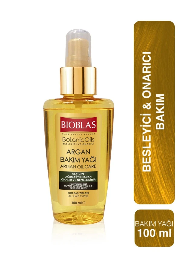 BİOBLAS Argan Bakım Yağı 100 Ml  - Onarıcı Bakım Yağı