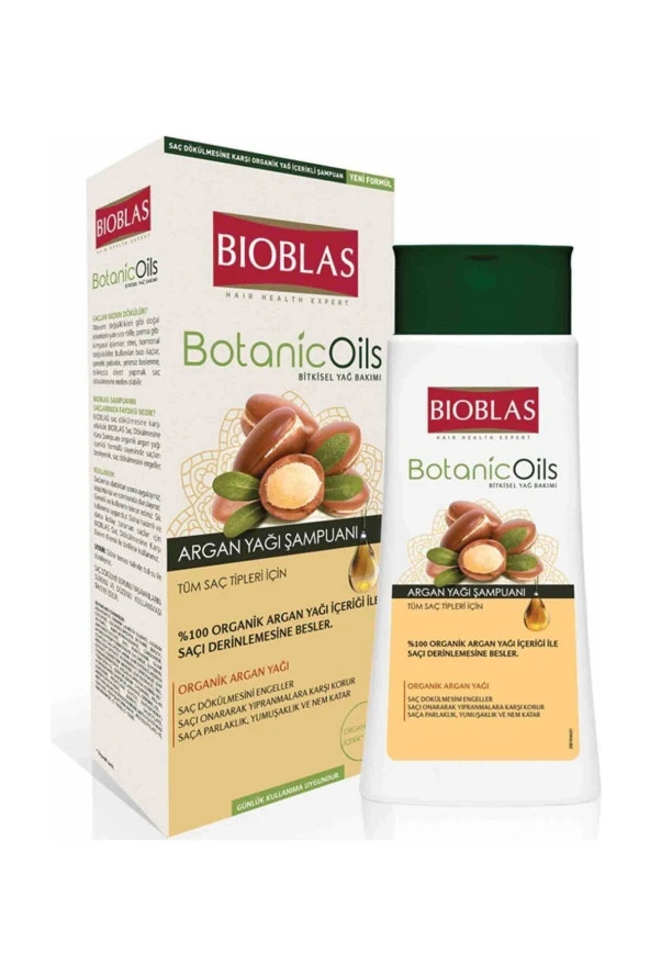 BİOBLAS Botanic Oils Argan Şampuan 360 Ml