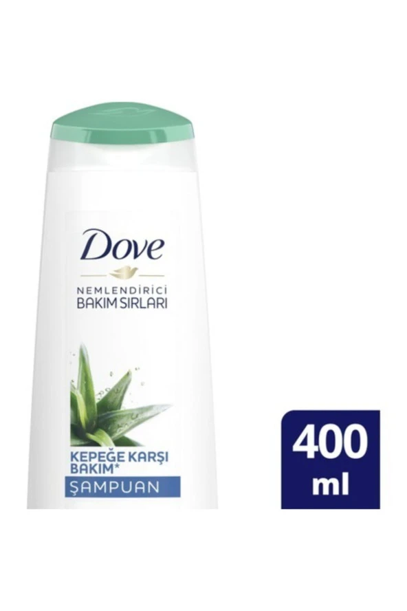 DOVE Nemlendirici Bakım Sırları Saç Bakım Şampuanı Kepeğe Karşı Bakım Aloe Vera Ve Elma Sirkesi 400