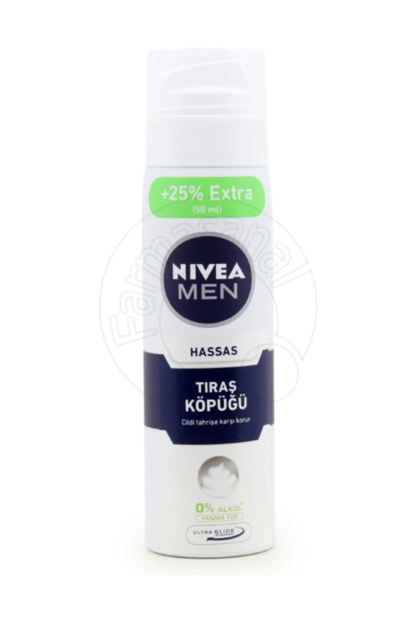 NIVEA Men Hassas Ciltler Için Tıraş Köpüğü 200 Ml ürün görseli