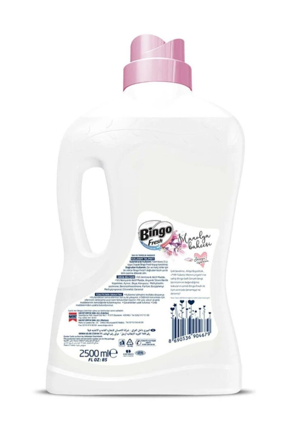 BİNGO Fresh Yüzey Temizleyici Manolya 2,5 Lt - Resim 2